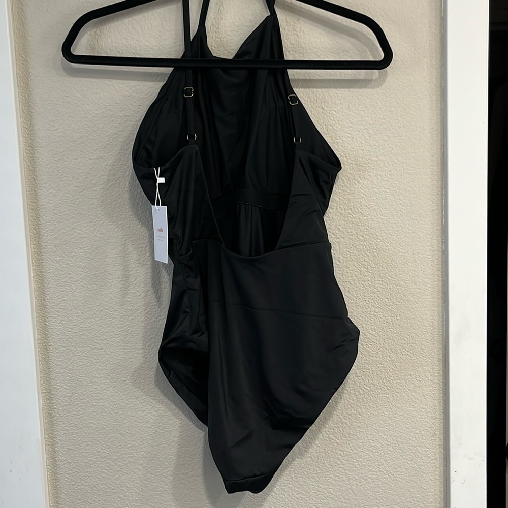 NWT Andie Swim The Asbury One Piece In Black L - Picture 6 of 6